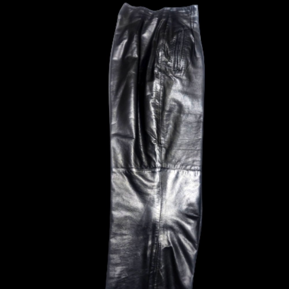 Black Leather Pants